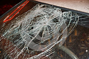 Broken Windshield