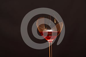Broken Wineglass