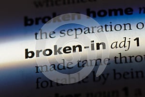 broken-in