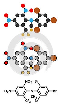 Bromethalin rodenticide molecule (rat poison