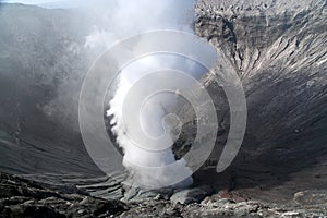 Bromo crater