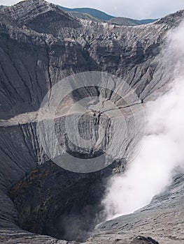 Bromo creater in east java photo