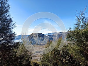 Bromo mountain after cloud dissapear