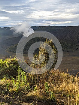 Bromo mountain in the morning