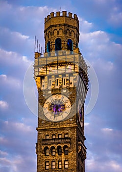 The Bromo-Seltzer Tower in downtown Baltimore, Maryland.