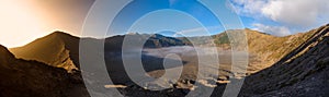 Bromo volcano crater, Java, Indonesia