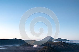 Bromo volcano of indonesia