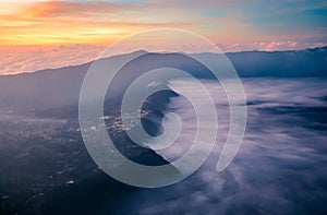 Bromo volcano at sunrise, East Java, Indonesia