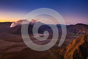 Bromo volcano at sunrise, Java, Indonesia