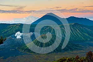 Bromo volcano at sunrise, Java, Indonesia