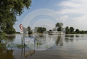 Bronkhorst Ferry High Water at the IJssel