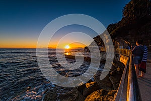 Bronte Beach at sunrise Sydney Australia