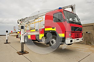 Bronto skylift rescue truck