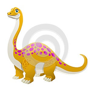 Brontosaurus Cute Cartoon Character for Kids