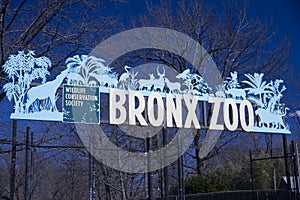 Bronx Zoo Sign