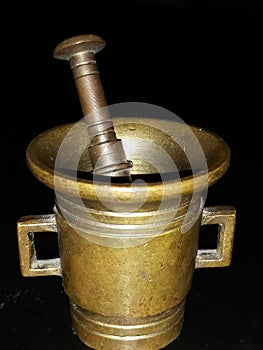 Bronz mini mortar