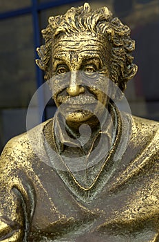 Albert Einstein statue in Granada  - Spain photo