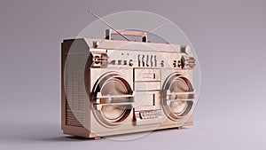 Bronze Boombox Simple