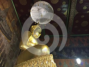 Bronze Buddha Statue in Temple of Bells, Thailand