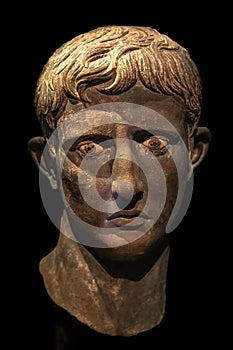 Bronze Bust of the Emperor Augustus