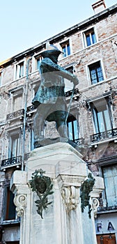 Bronze Carlo Goldoni statue, Venice, Italy