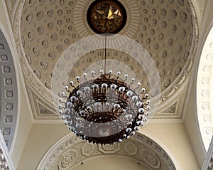 Bronze chandelier of the palace