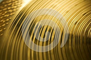 Bronze cymbal texture