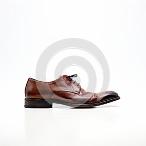 Bronze Dada Mens Oxford Shoes - Pinhole Photography Style