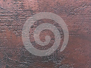 Bronze decorative plaster. Texture. Grunge background