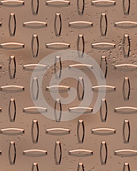 Bronze diamondplate