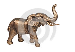 Bronze elephant figurine