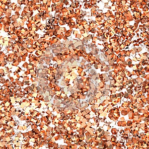 Bronze flake glitter background