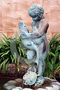 Bronze Garden Fountain