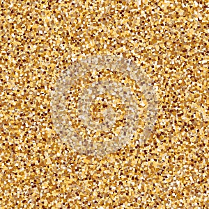 Bronze gold glitter seamless pattern. Bright background texture.