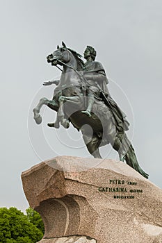 The Bronze Horseman Monument