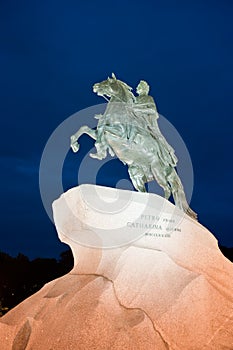 Bronze Horseman monument, Saint Petersburg, Russia