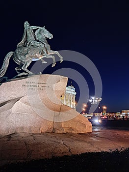 The Bronze Horseman, St. Petersburg.