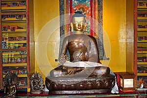 Bronze Image Of Lord Gautama Buddha, Norbulingka Institute