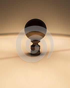 Bronze Lamp Top Closeup