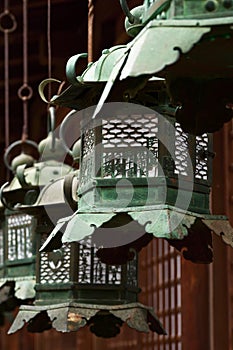 Bronze lanterns, Japan