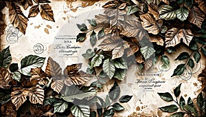 Bronze Leaf 3D Wall Decor