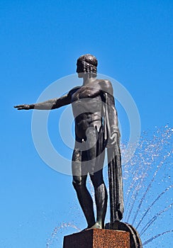 Bronze Male Figure, Archibald Fountain, Sydney, Australia.