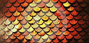 Bronze scales armor texture pattern