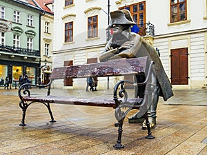 Bronze sculpture of Napoleon, Bratislava, Slovakia