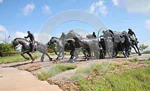 Bronze sculpture in Oklahoma photo