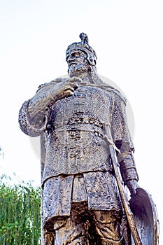 The bronze statue of Abu Muslim Abdurrahman ibn Muslim al-Khurasani the head of the pro-Abbasid movement in Khorasan photo