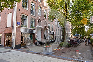 Bronze statue of Andre Gerardus Hazes, located in De Pijp district of Amsterdam