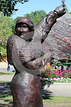 Bronze Statue of Canadian Women's Rights