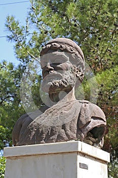 Bronze statue of Odysseus