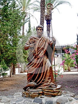 Bronze Statue of Saint Peter, Capernaum